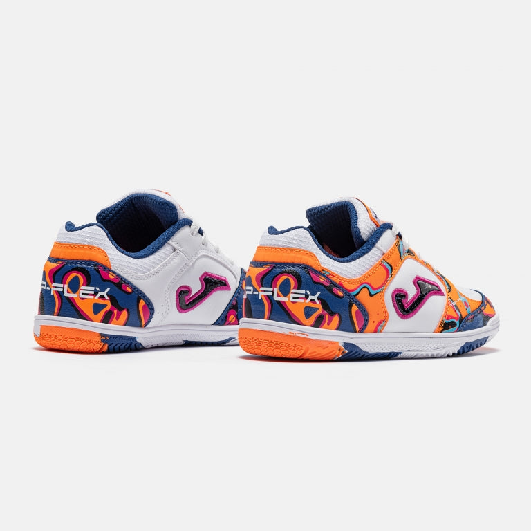 JOMA TOP FLEX JR 2672 WHITE ORANGE INDOOR