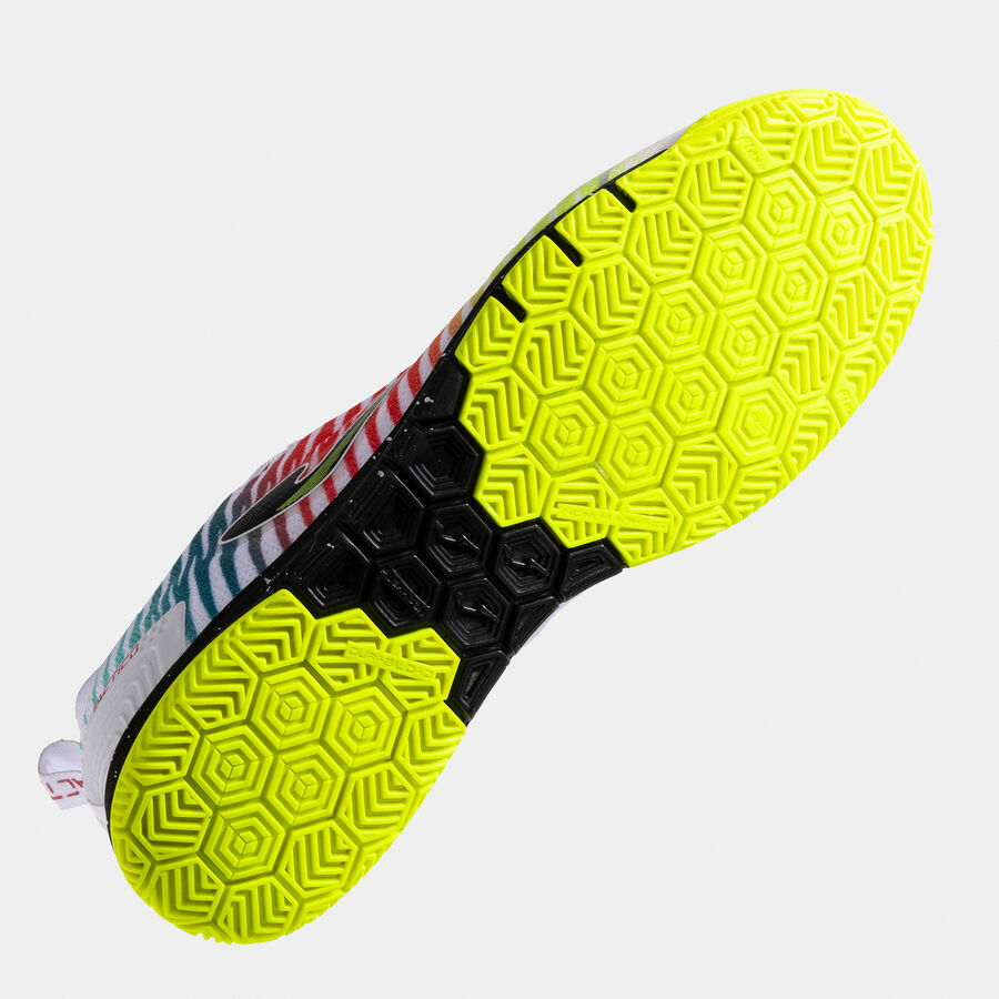 JOMA TACTICO 2576 WHITE YELLOW RED INDOOR